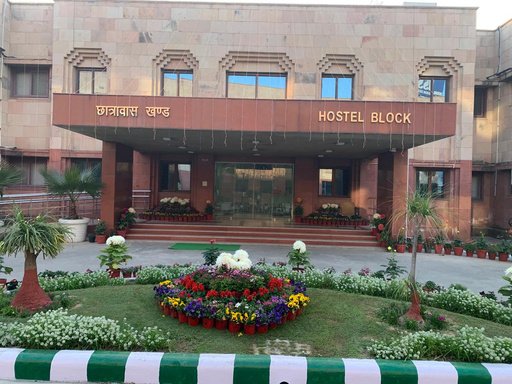 NSSTA Noida Floral Logo Installation