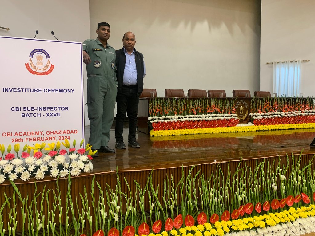 CBI Academy Investiture Ceremony Floral Stage